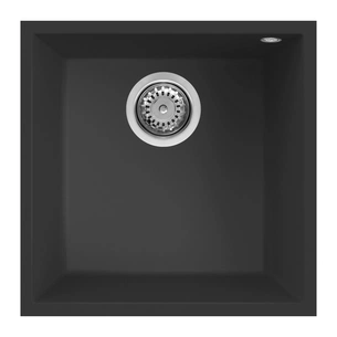 Мийка кухонна Elleci Q 102 under top nero 40 зображення 1