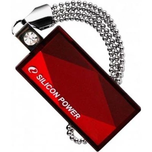 USB флеш накопичувач Silicon Power 64GB Touch 810 Red USB 2.0 (SP064GBUF2810V1R) зображення 1
