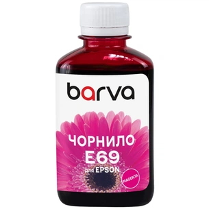 Чорнило Barva Epson T69, 180 мл, Pigm, Magenta (E69-942) зображення 1