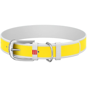 Нашийник для тварин WAUDOG Design з QR паспортом "Бетмен 2" S Ш 15 мм Д 27-36 см(білий) (0015-1004-15) зображення 1