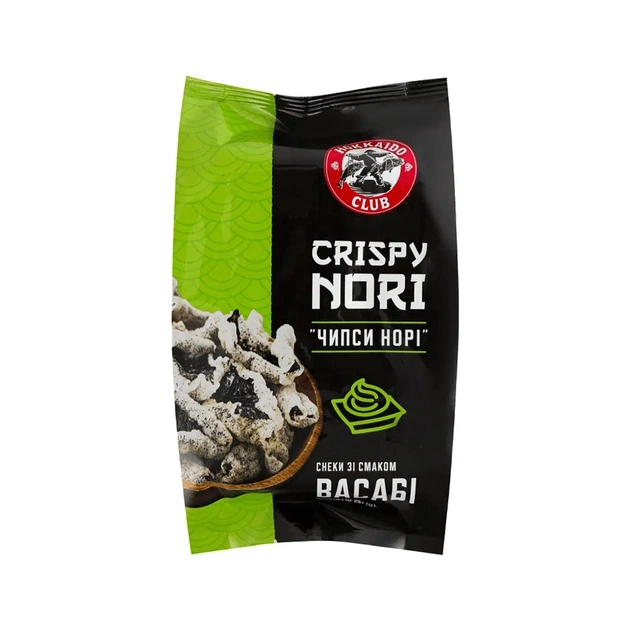 Чіпси Hokkaido Club норі зі смаком васабі 25 г (4820172442981) - picture 1
