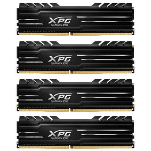Модуль пам'яті для комп'ютера DDR4 64GB (4x16GB) 2666 MHz XPG GD10-HS Black ADATA (AX4U2666316G16-QBG) зображення 1