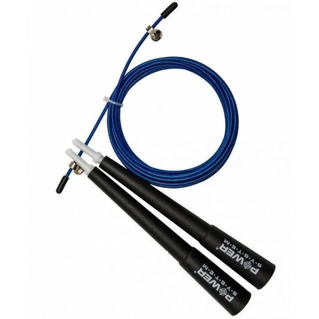 Скакалка Power System Ultra Speed Rope PS-4033 Blue (PS-4033_Black-Blue) - изображение 1