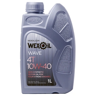Моторна олива WEXOIL Wave 4T 10w40 1л зображення 1