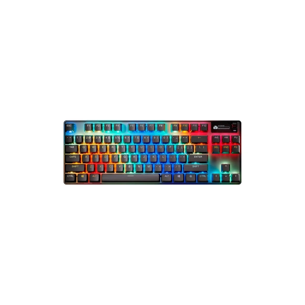 Клавіатура SteelSeries Apex Pro TKL Wireless Gen 3 UA HyperMagnetic OmniPoint 2.0 OLED UA Black (64871) - зображення 1