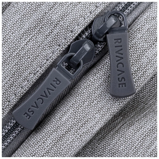 Рюкзак для ноутбука RivaCase 17.3" 7567 Prater, Grey / Dark Blue (7567Grey/DarkBlue) - picture 8