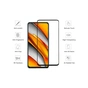 Стекло защитное Drobak Poco F3 Black Frame A+ (494902) - уменьшенное изображение 2
