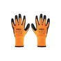 Захисні рукавиці Neo Tools латексне покриття, поліестер, р.10, помаранчево чорні (97-612-10) - уменьшенное изображение 1