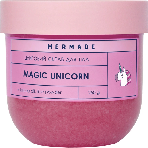 Скраб для тела Mermade Magic Unicorn Сахарный 250 г (4820241303717) - изображение 1
