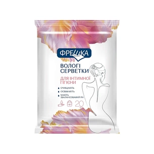 Серветки для інтимної гігієни Фрешка 20 шт. (4820064563282) зображення 1