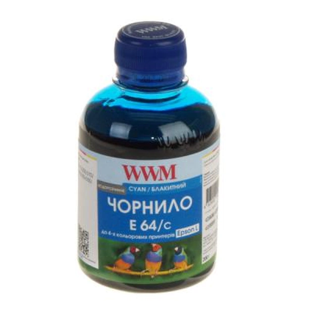 Чернила WWM EPSON L110/L210/L355 Cyan (E64/C) - изображение 1