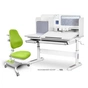 Парта з кріслом Mealux Winnipeg Multicolor + Omega (BD-630 WG/G+Y-220 KZ) - зменшене зображення 1