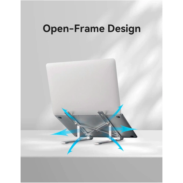 Підставка до ноутбука Vention Laptop X-type Stand Silver Aluminum Alloy (KDMI0) - picture 7