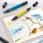 Художній маркер Faber-Castell двосторонніх Pitt Artist Pen Dual Marker, 20 кольорів (32418) - зменшене зображення 6