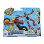 Фігурка для геймерів Hasbro Avengers Bend and flex 2 в 1 Залізна людина на мотоциклі (F0244) - зменшене зображення 3