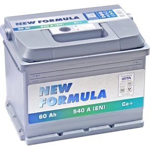 Акумулятор автомобільний NEW FORMULA 60Ah Ев (-/+) 540EN (5602204249) зображення 1
