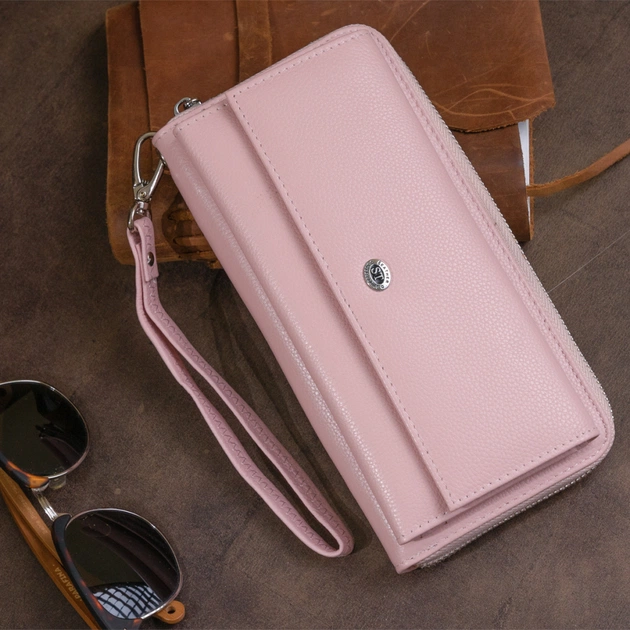 Гаманець ST Leather Рожевий (19297) - зображення 11