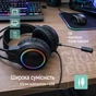 Гарнітура СolorWay GlowCore RGB Black (CW-HPG02BK) - зменшене зображення 8