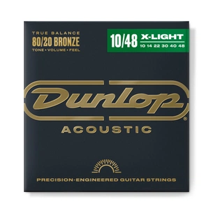 Струни для гітари Jim Dunlop 80/20 Bronze Acoustic Guitar Strings (10-48) (DAB1048) зображення 1