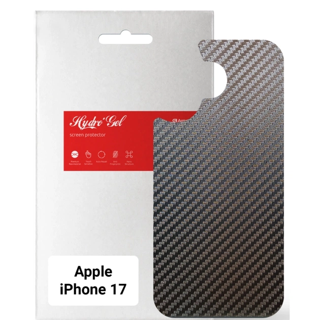 Плівка захисна Armorstandart Back panel Carbone Apple iPhone 17 (ARM86191) - зображення 1