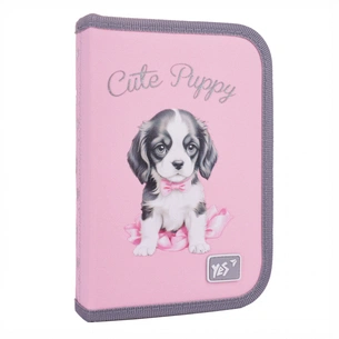 Пенал Yes Doggy Princess HP-04 твердий одинарний з двома клапанами (533706) зображення 1