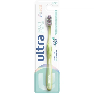Зубна щітка Fesco Ultra Multi Brush Soft Салатова (4820204702113) изображение 1
