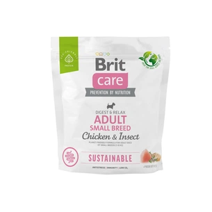 Сухий корм для собак Brit Care Dog Sustainable Adult Small Breed з куркою та комахами 1 кг (8595602558674) picture 1