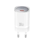 Зарядний пристрій XO CE20 33W USB-C PD30W/PPS33W White (CE20_White) - зменшене зображення 1