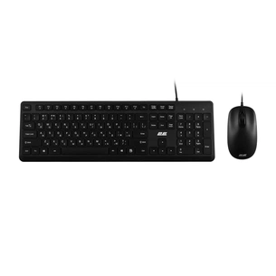 Комплект 2E MK405 USB UA Black (2E-MK405UBK_UA) зображення 1