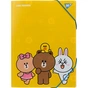 Папка на резинках Yes A4 Line Friends (492098) - зменшене зображення 1