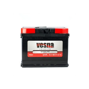Акумулятор автомобільний Vesna 66 Ah/12V Premium Euro (415 266) зображення 1