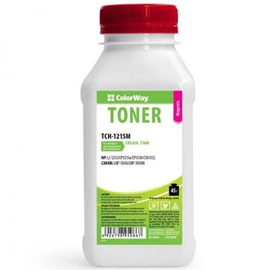 Тонер HP CLJ CP1215/1515 Magenta 45g ColorWay (TCH-1215M) зображення 1