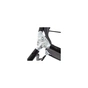Розкладачка Bo-Camp Sun Lounger With Sunscreen 5 Positions Grey (1304492) (DAS303260) - зменшене зображення 6