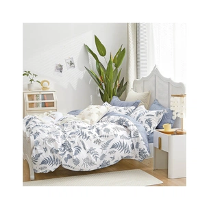 Постільна білизна Home Line Сатин Твіл Блакитна папороть полуторний (183054) зображення 1