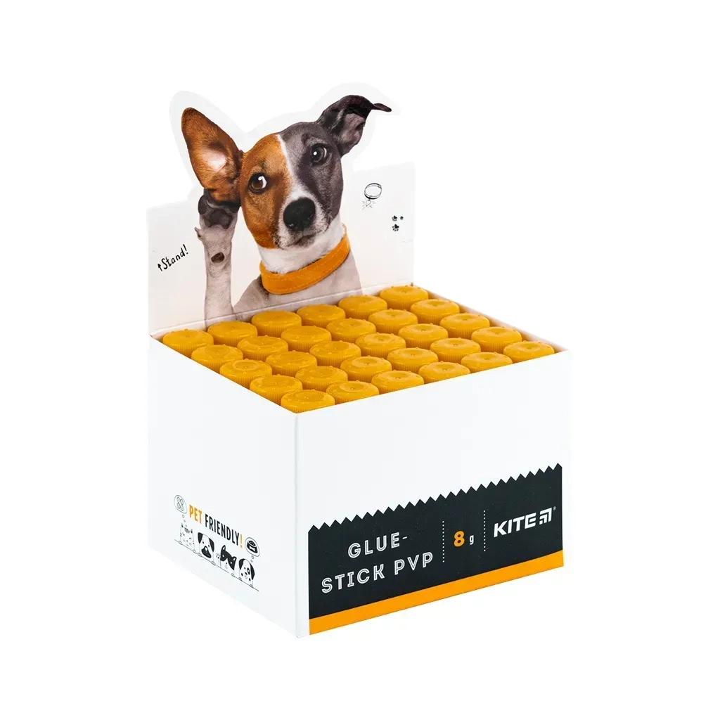 Клей Kite олівець з індикатором PVP Kite Dogs, 8 г (K24-130) - зображення 2