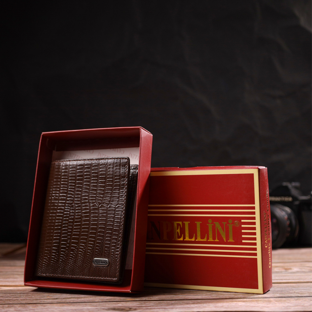 Гаманець Canpellini З натуральної шкіри Коричневий (21927) - зображення 10