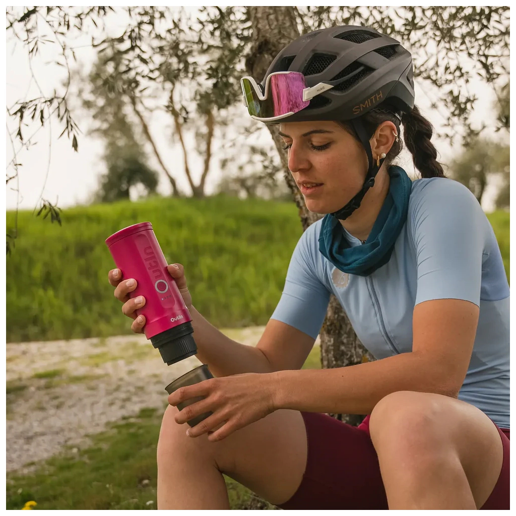 Кавоварка кемпінгова Outin Nano Espresso Machine OTEM-01 Crimson Red (OTEM-01-CR) - изображение 6