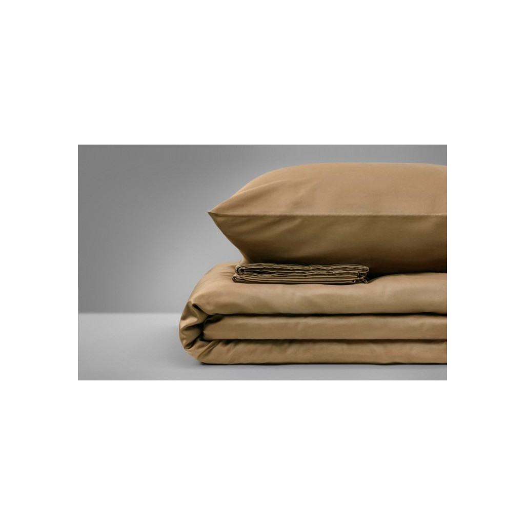 Постільна білизна MirSon Сатин Cacao 0211 Cacao 220х240 - King Size (2200001169609) - зображення 1