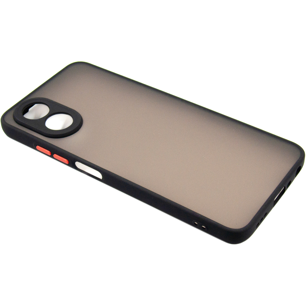 Чохол до мобільного телефона Dengos Matte OPPO A38 (black) (DG-TPU-MATT-134) - зображення 3