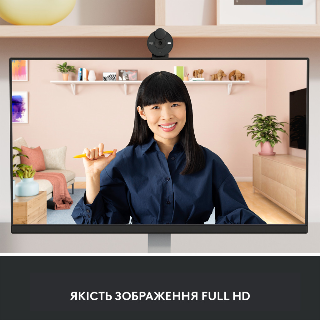 Веб-камера Logitech Brio 305 FHD for Business Graphite (960-001469) - изображение 8
