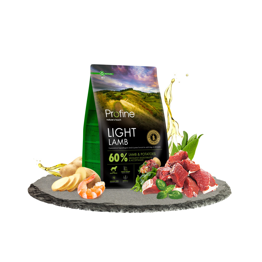 Сухий корм для собак Profine Light Lamb and Potatoes для собак з надмірною вагою 3 кг (8595602569465) - зображення 2