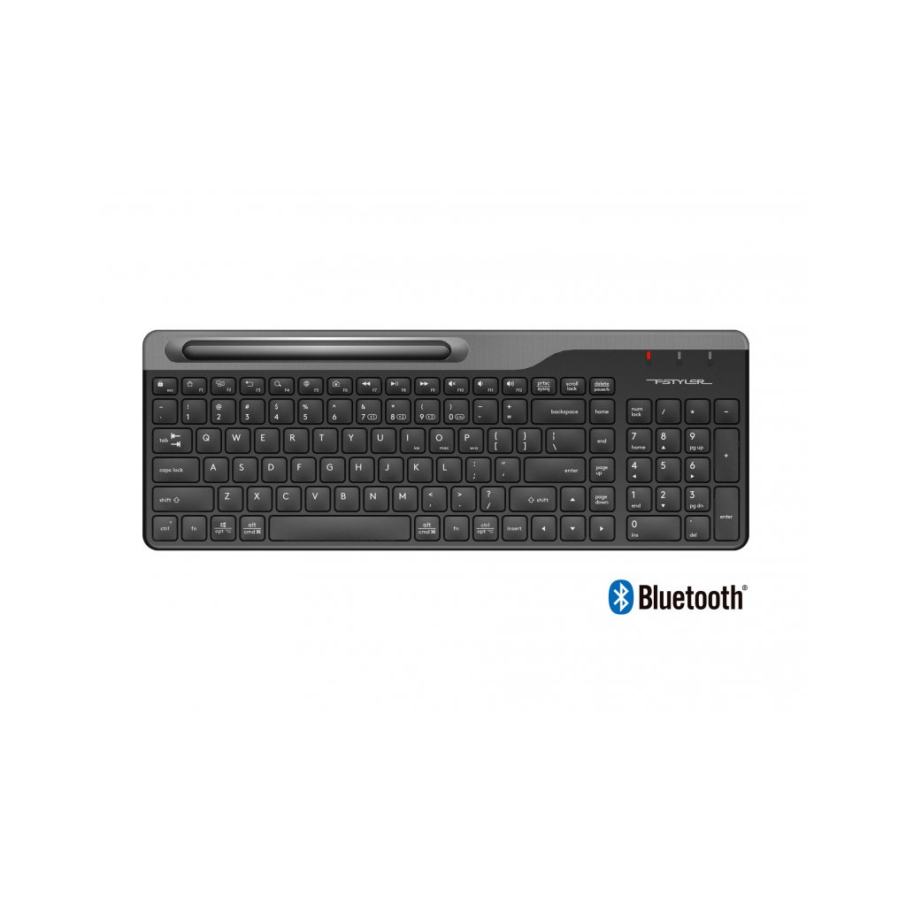 Клавіатура A4Tech FBK25 Wireless Black (4711421961509) - зображення 1