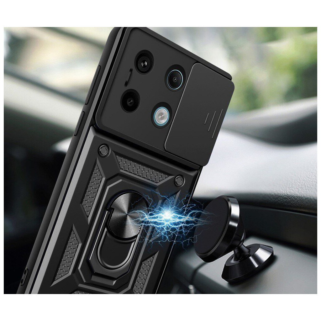 Чохол до мобільного телефона BeCover Military Poco X6 Black (711006) - зображення 4