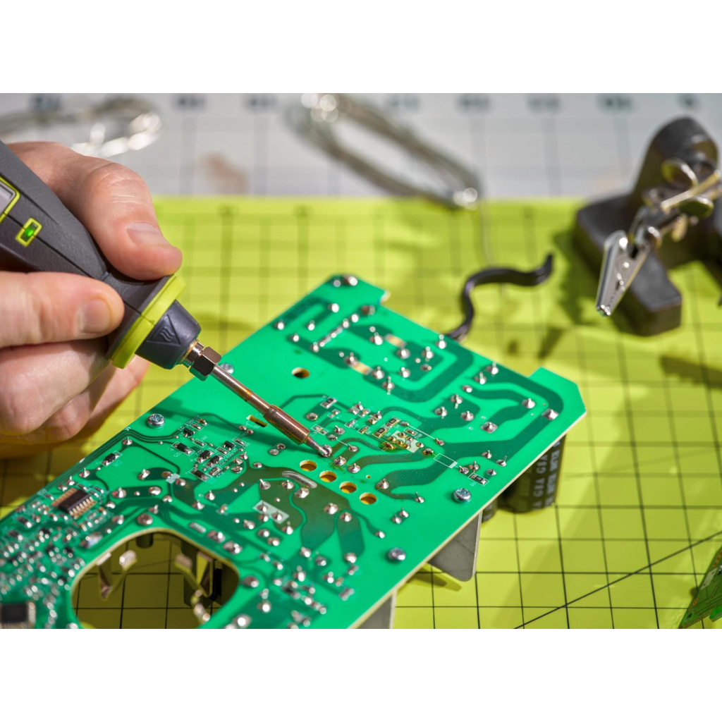 Паяльник електричний Ryobi RSI4-120G акумуляторний, USB, Lithium 4V 2Ah, 460°С, підсвічування (5133006146) - изображение 8