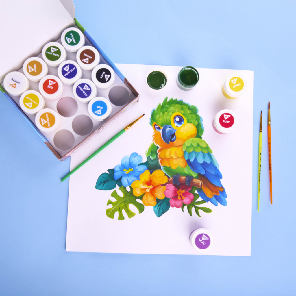 Гуашеві фарби Yes Minecraft 16 кольорів по 20 мл (230408) - изображение 7