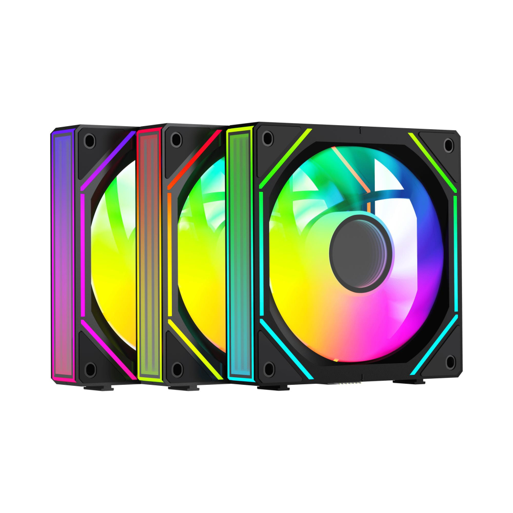 Кулер до корпусу OCYPUS GAMMA F12 UNI BK ARG (GAMMA-F12-BK3AM00U-GL) - зображення 1