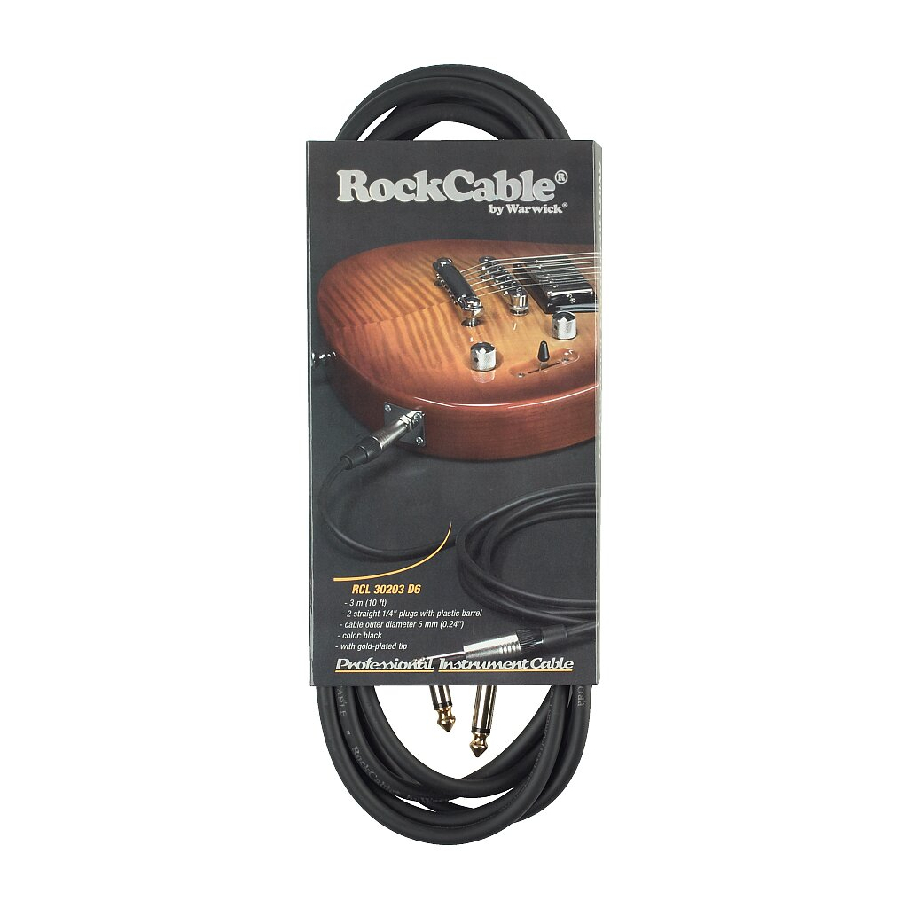 Інструментальний кабель RockCable Instrument Cable 3m (RCL 30203 D6) - зображення 2