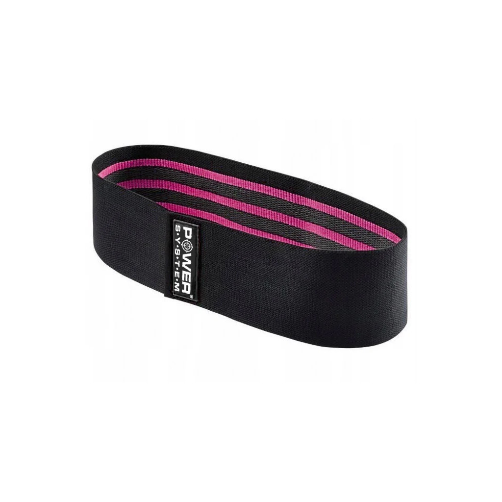 Еспандер Power System PS-4091 Booty Band LVL 1 Black/Pink (4091PI-0) - зображення 1