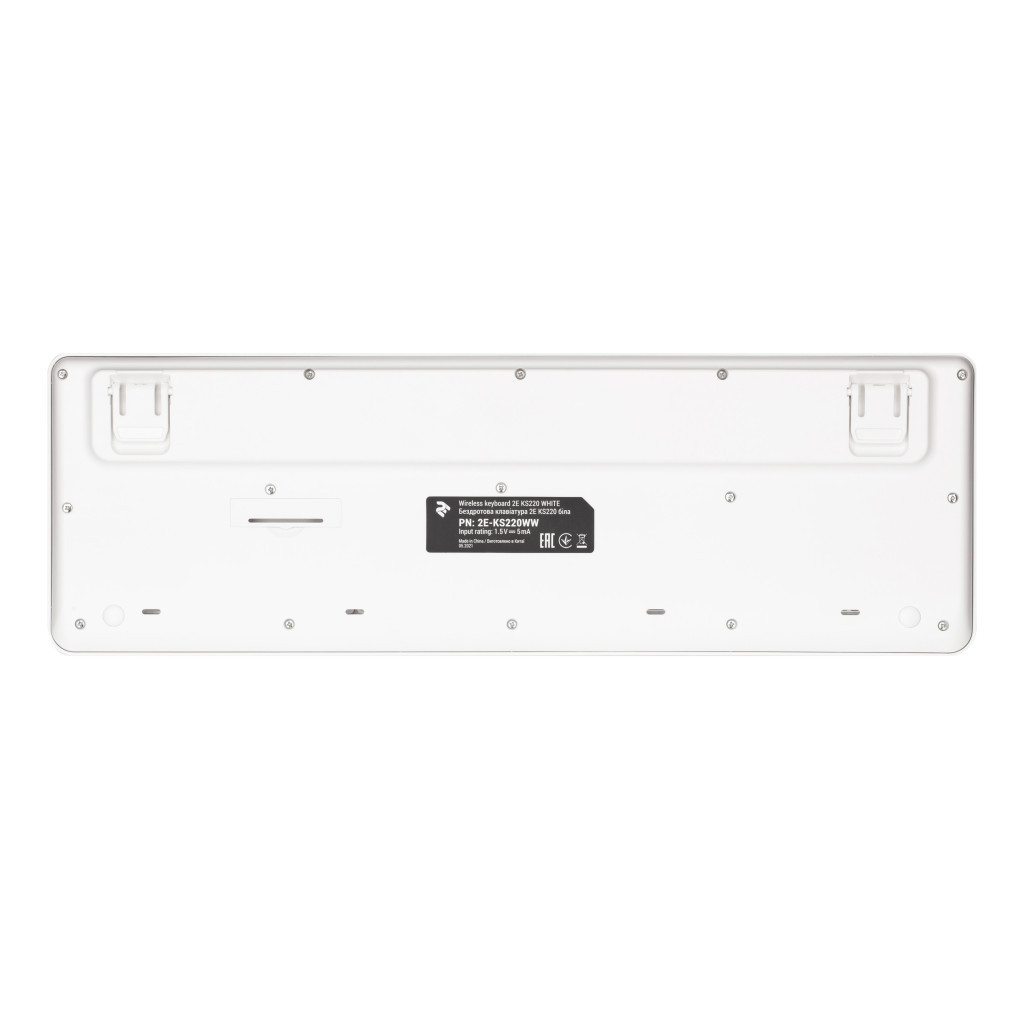 Клавіатура 2E KS220 Wireless White (2E-KS220WW) - зображення 3