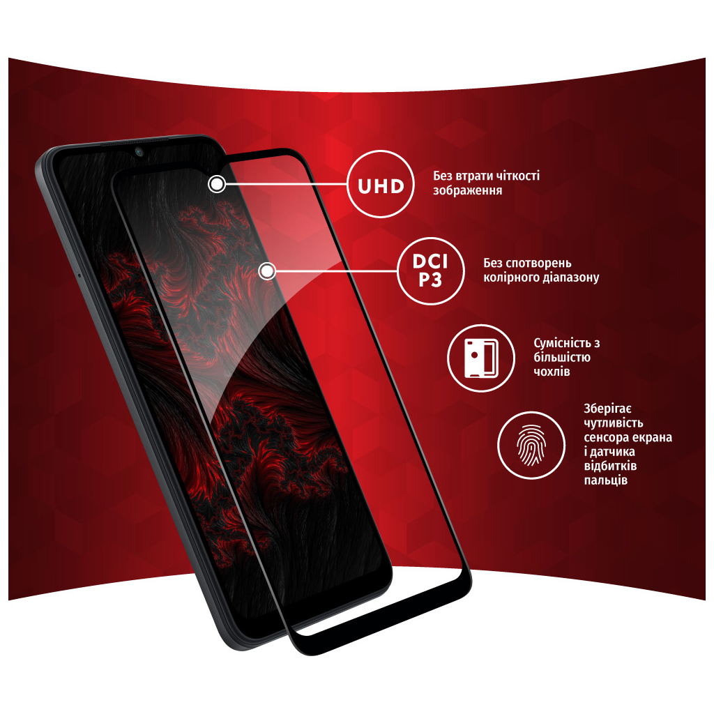 Скло захисне Intaleo Full Glue Xiaomi Redmi A1 (1283126545337) - зображення 3
